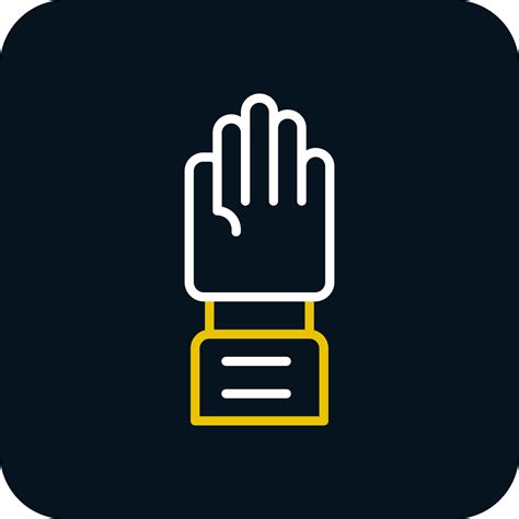 Raise Hand Vector Icon Design 20048155 Vector Art at Vecteezy