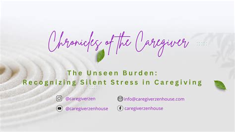 The Unseen Burden: Recognizing Silent Stress in Caregivers