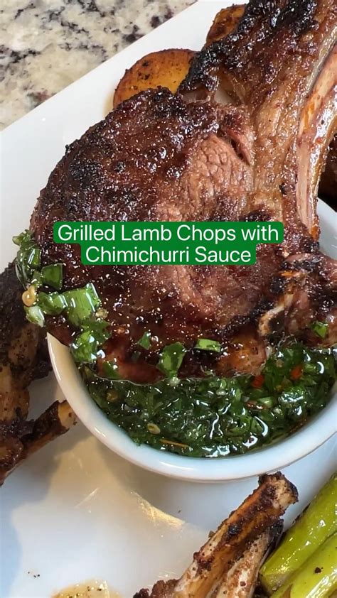 Grilled Lamb Chops With Chimichurri Sauce Artofit