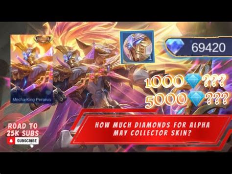 How Much Diamonds For Alpha Collector Skin Mecha King Perseus In