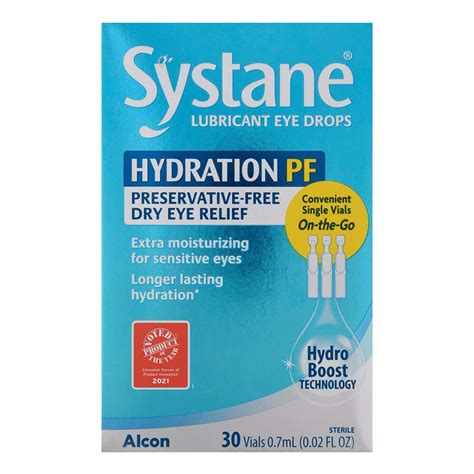 Systane Hydration Pf Lubricant Eye Drop Vials Shop Eye Drops