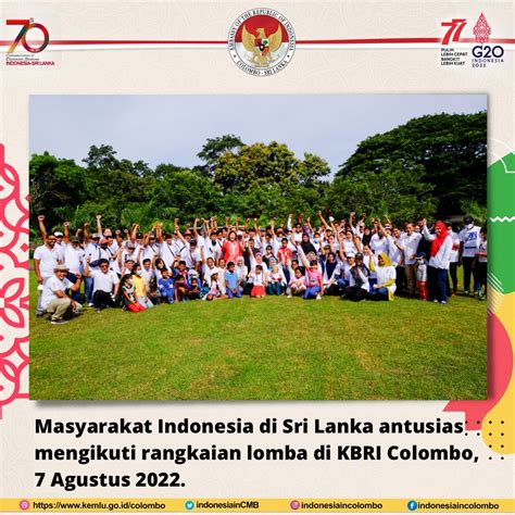 Indonesian Embassy In Colombo On Twitter Masyarakat Indonesia Di