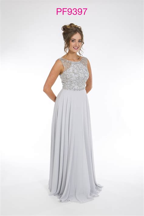 Pf9397 Silver Prom Dress Prom Frocks Uk Prom Dresses