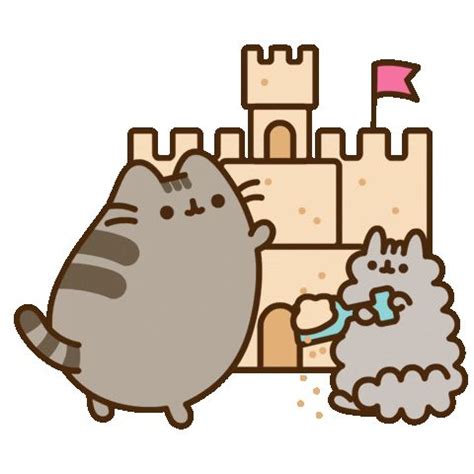 Beach Day Fun Sticker By Pusheen Find Share On Giphy In