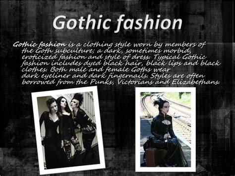 Ppt Goths Subculture Powerpoint Presentation Free Download Id984032