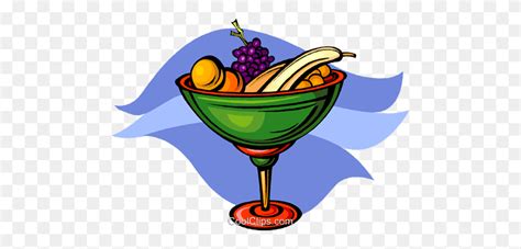 Bowl Of Fruit Royalty Free Vector Clip Art Illustration - Fruit Bowl ...