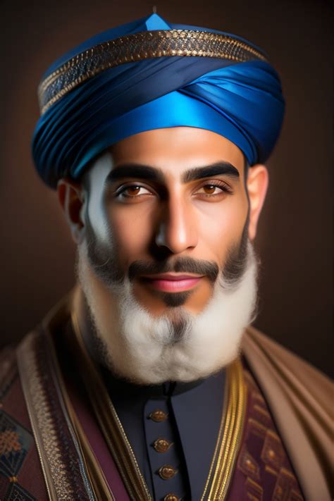 Lexica A Muslim Man Islamic Scholar Headshot Of A Arabian Mufti