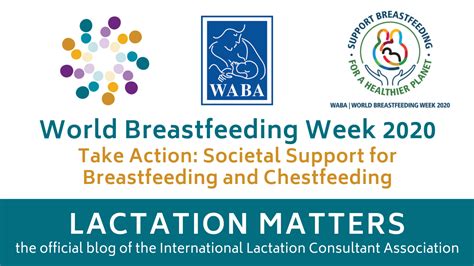 World Breastfeeding Week 2020 Take Action Societal Support For