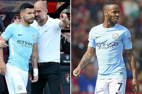 Pep Guardiola Fires Warnings To Both Sergio Aguero And Raheem Sterling As He Prepares To Shake