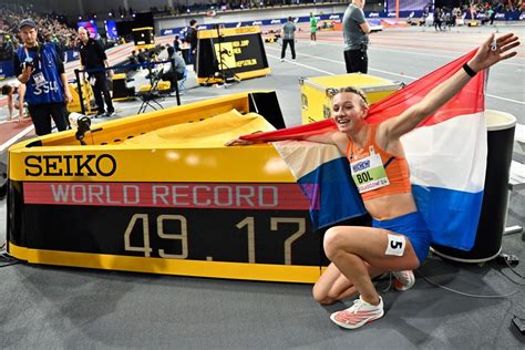 Femke Bol Sets World Record To Win World Indoor 400m Gold Vanguard News