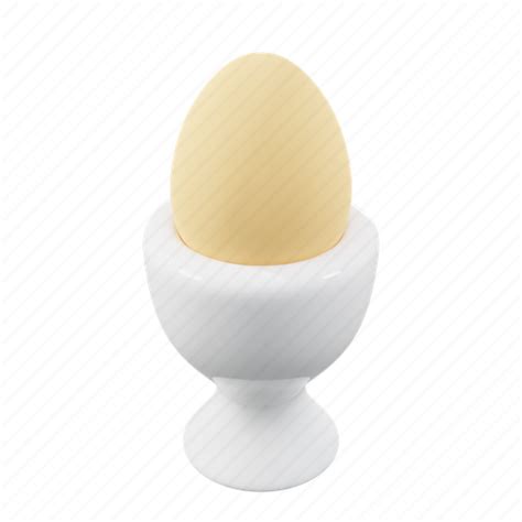 Egg Pedestal Food Cooking Kitchen Healthy Health 3d Illustration