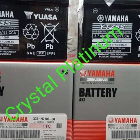 Promo Aki Kering Yuasa Ytz S Ytz S Original Yamaha Diskon Di