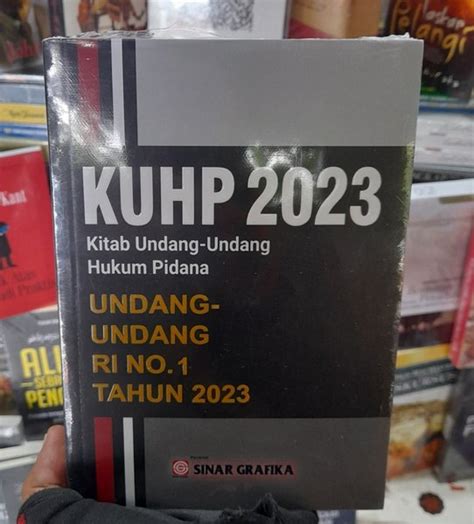 Jual Kuhp Undang Undang Ri No Tahun Buku Original Hvs Di