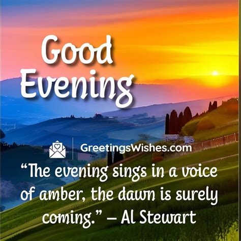 Good Evening Quotes - Greetings Wishes