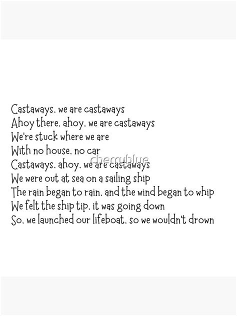 Backyardigans Castaways Lyrics