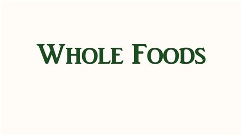 Whole Foods Logo Font Free Download