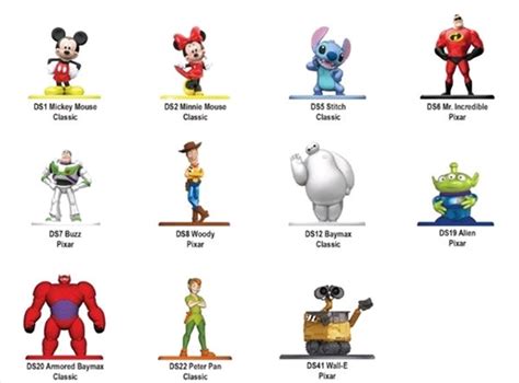 Disney Nano Metalfigs Figs Single Pack Wave 03 Assortment Figurines