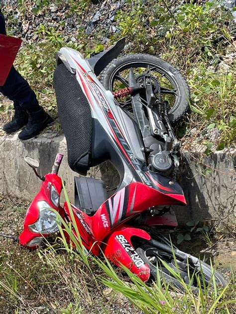 Polis Saratok Kesan Pemandu Langgar Lari Sebabkan Kematian Penunggang