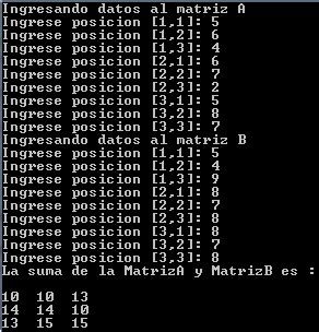 Ejercicios Resueltos De C Sharp Suma De Matrices En C