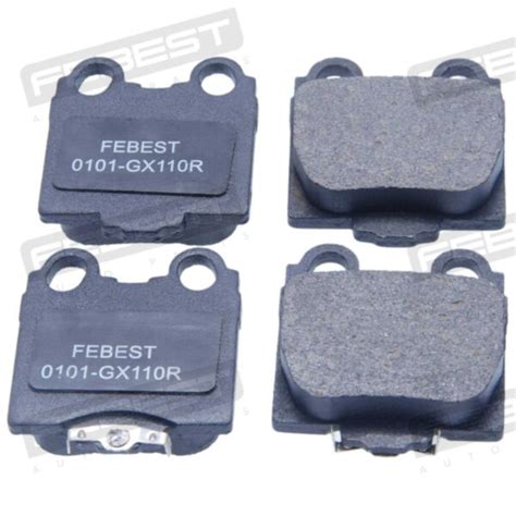 FEBEST 0101 GX110R FEBEST PAD KIT DISC BRAKE REAR 04466 22180