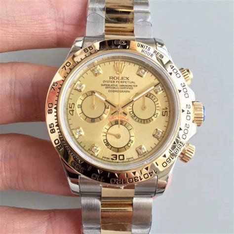 Replica Rolex Daytona Cosmograph A K Yellow Gold Wrapped