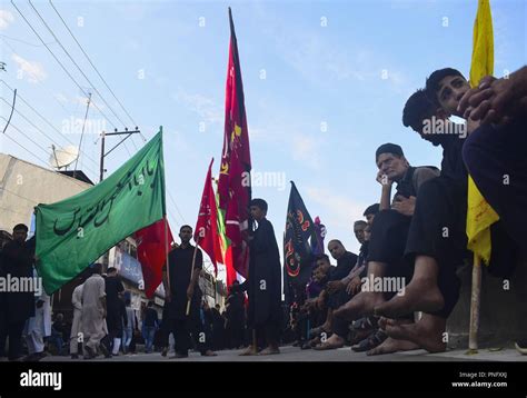 Srinagar Kashmir India 21st Sep 2018 Kashmiri Shia Muslims Mourn