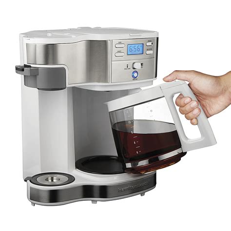 Hamilton Beach 2 Way Programmable 12 Cup And Single Serve Coffee Maker