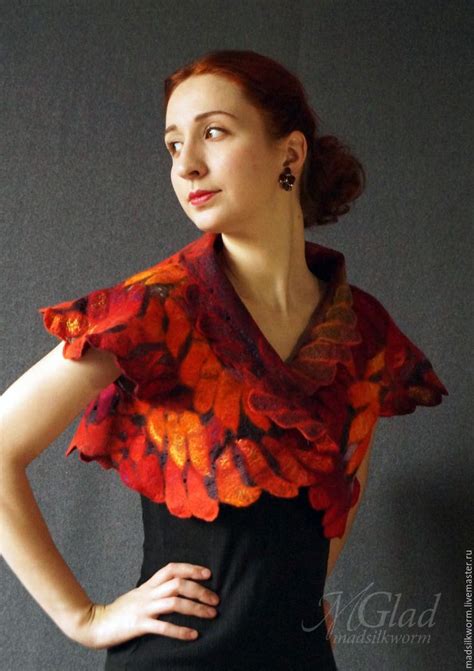 Жилетка болеро ажурная 'Страсть' | Wool scarf, Women, Ruffle blouse