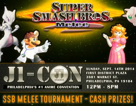 Super Smash Bros. Melee Tournament at J1-Con! Cash Prizes! – J1 STUDIOS