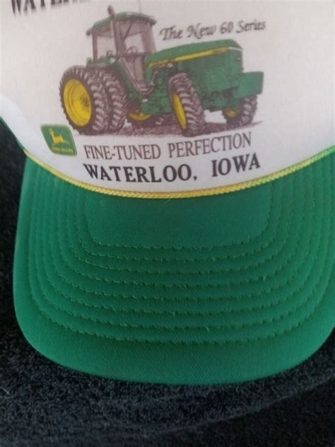 1980s Vintage John Deere Tractor Farm SNAPBACK TRUCKE Gem