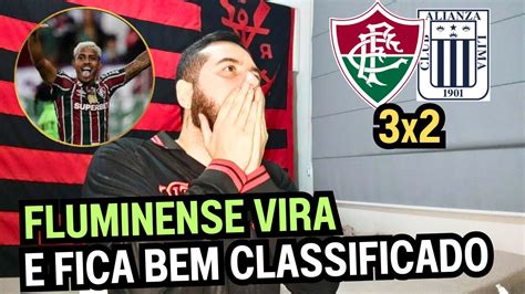 REACT MELHORES MOMENTOS FLUMINENSE 3X2 ALIANZA LIMA FLU VIROU E TA