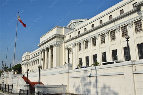 National museum of fine arts facade in Manila, Philippines Stock Photo ...