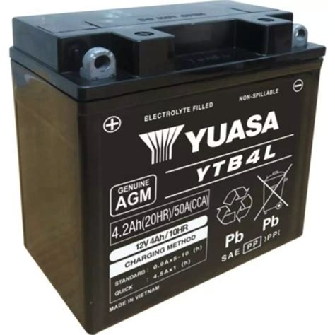 Batterie Yuasa YTB4L (FA) - Batterie