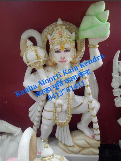 Marble Veer Hanuman Statue Temple Size Ft At Rs In Jaipur