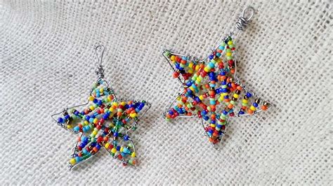 How To Create Beaded Star Ornaments DIY Crafts Tutorial