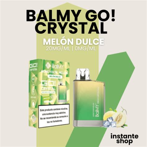 Pod Desechable BalMY Go Crystal Melon Dulce 20 0mg