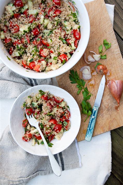 Cucumber Tomato And Parsley Quinoa Salad Colavita Recipes