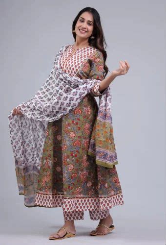 Cotton Kurti Palazzo Set With Dupatta Anarkali At Rs Piece In Jaipur