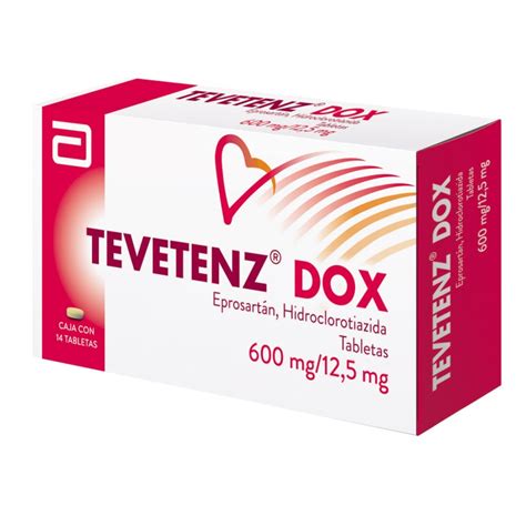 Tevetenz Dox 600 12 5 mg 14 Tabletas Abbott México