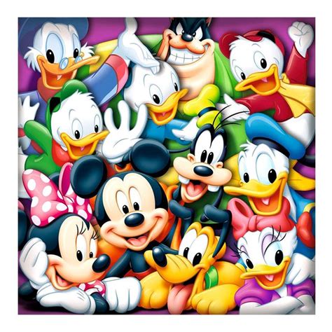 D Diy Diamond Painting Mickey Minnie Embroidery Set Cross Stitch