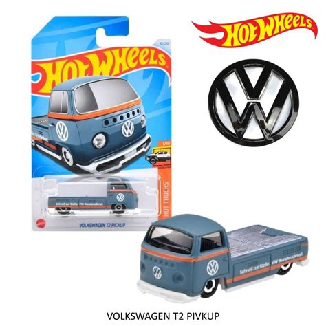 โมเดลรถเหลก HOT WHEELS รน VOLKSWAGEN T2 PICUP โมเดลรถลขสทธแท Hotwheels รถโพลค Shopee