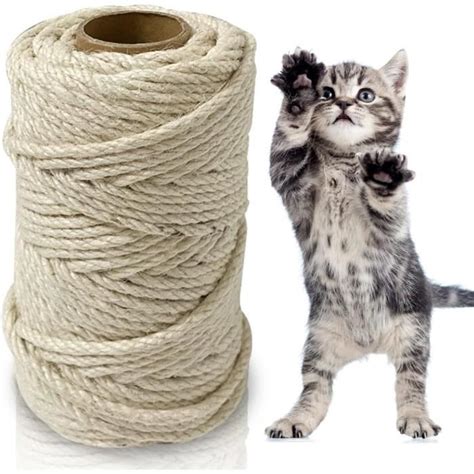 Corde en sisal pour Arbre à Chat 5 mm x 50 m Corde en sisal