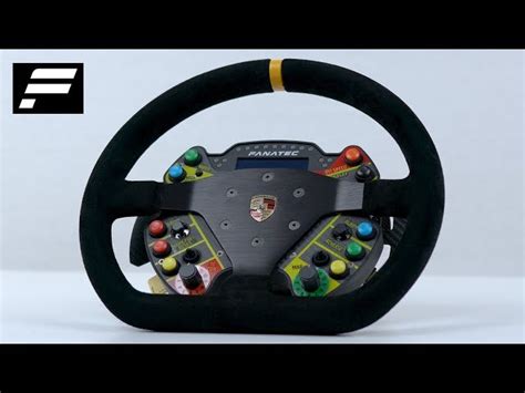 Podium Steering Wheel Porsche 911 GT3 R Suede Fanatec