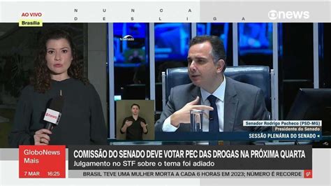 Relator Diz Ter Dois Ter Os De Apoio Na Ccj A Favor Da Pec Das Drogas