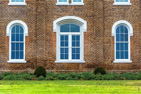 Arched Windows On Old Building Stock Image Image Of Decoration Arch