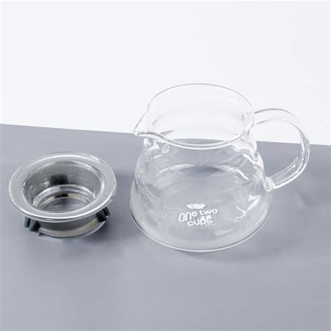 One Two Cups Coffee Maker Pot V Drip Kettle Teko Kopi Barista Ml