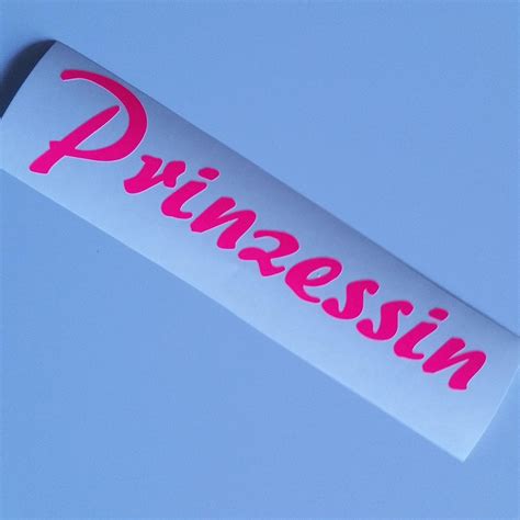 Folien Zentrum Prinzessin Neon Pink Cm X Cm Auto Aufkleber Jdm