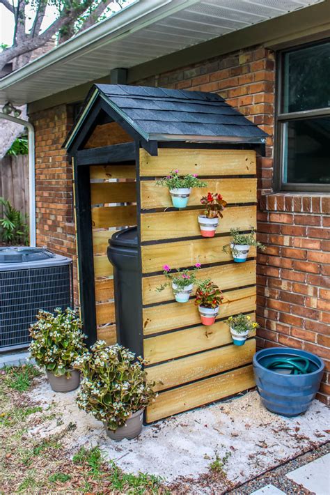 20 Diy Trash Can Shed Homedecorish