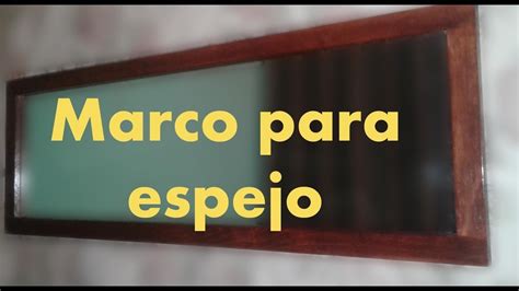 Como Hacer Marco De Madera Para Espejo Con Sistema Kreg 18 Youtube