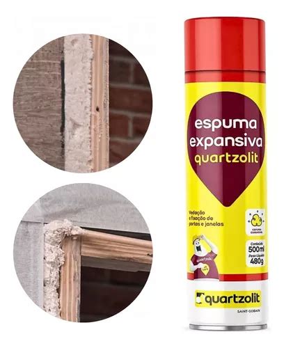 Kit C Espuma Expansiva Enchimento Porta Janela Quartzolit Mercadolivre